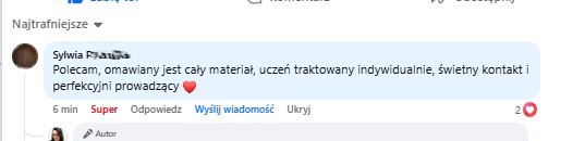 Opinia na Facebook 01.02.2026